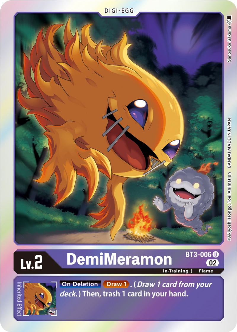 DemiMeramon (Resurgence Booster Reprint) (BT3-006 U) [Resurgence Booster]
