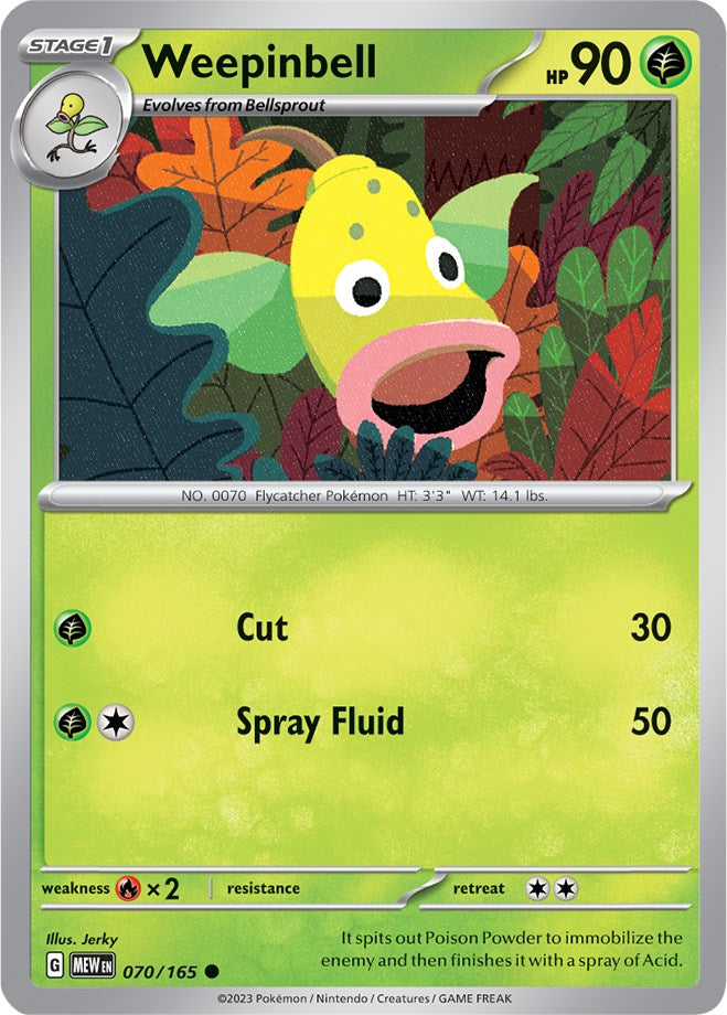 Weepinbell (070/165) [SV: Scarlet & Violet 151]