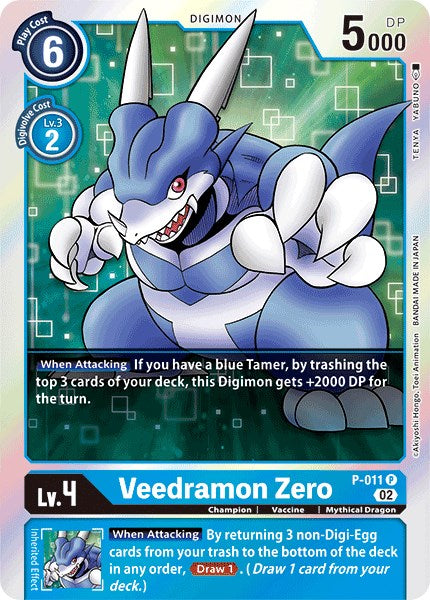 Veedramon Zero - P-011 (Resurgence Booster Reprint) (P-011 P) [Resurgence Booster]