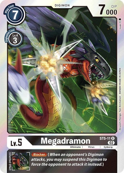 Megadramon (Resurgence Booster Reprint) (ST5-11 R) [Resurgence Booster]