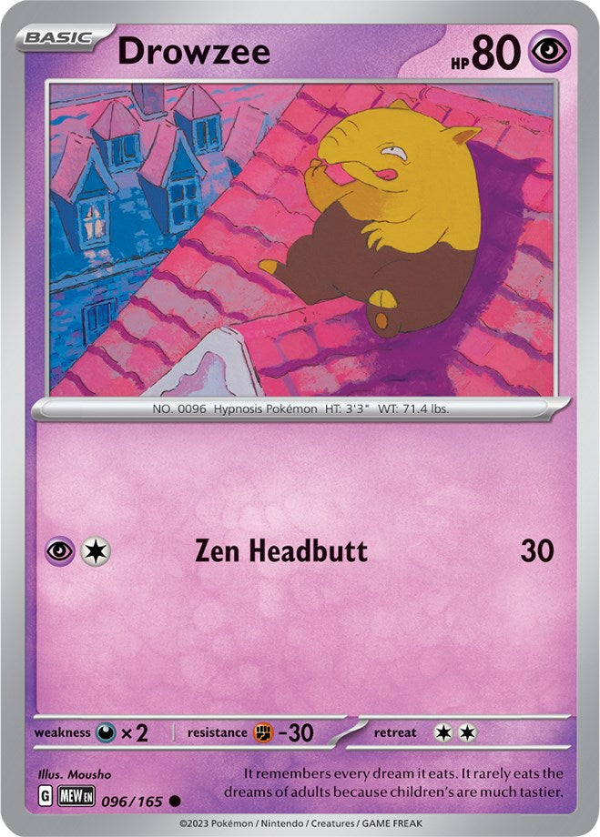 Drowzee (096/165) [SV: Scarlet & Violet 151]