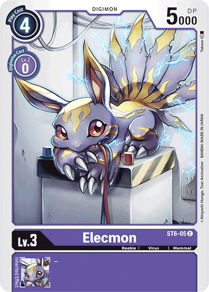 Elecmon [ST6-05] [Starter Deck: Venomous Violet] — Darkhold Games