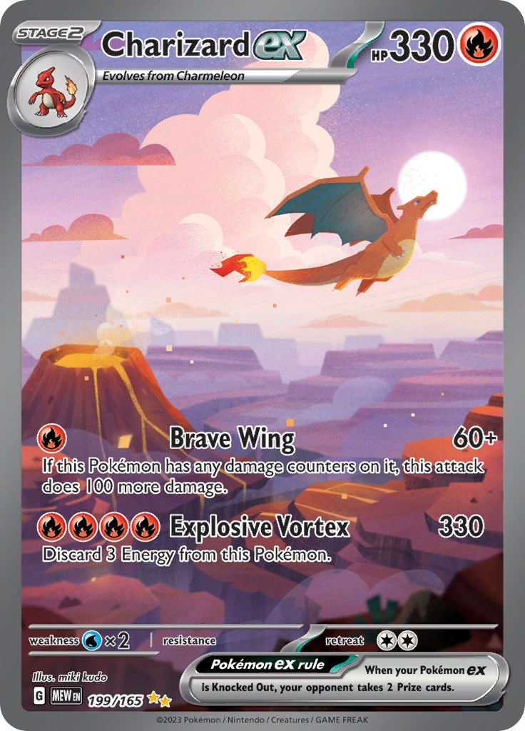 Charizard ex (199/165) [SV: Scarlet & Violet 151]