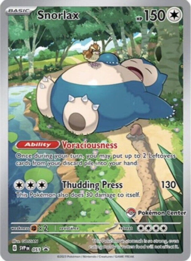 Snorlax - 051 (Pokemon Center Exclusive) (051) [SV: Scarlet & Violet Promo Cards]