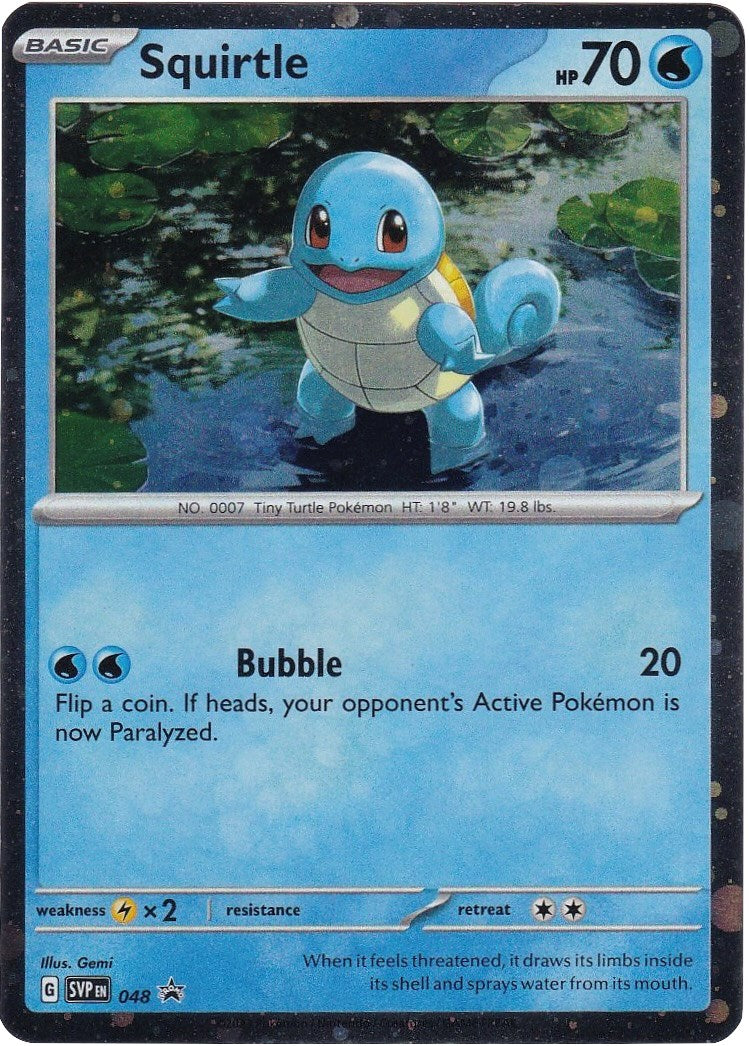 Squirtle - 048 (Cosmos Holo) (048) [SV: Scarlet & Violet Promo Cards]