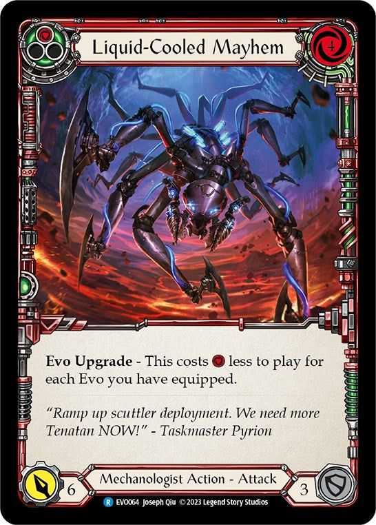 Liquid-Cooled Mayhem (Red) (EVO064) [Bright Lights]