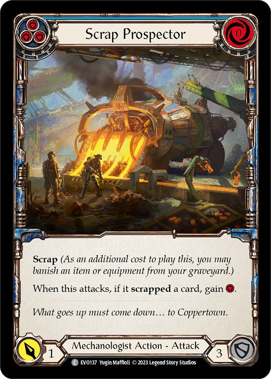 Scrap Prospector (Blue) (EVO137) [Bright Lights]