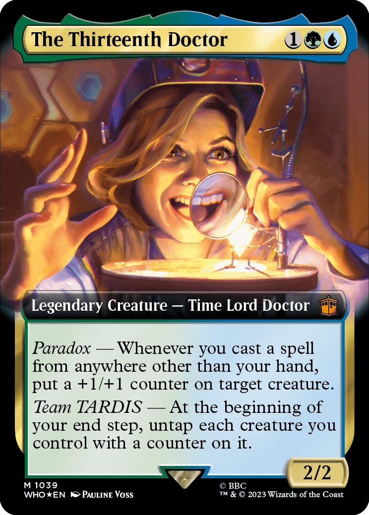 The Thirteenth Doctor (Extended Art) (Surge Foil) (1039) [Universes Beyond: Doctor Who]