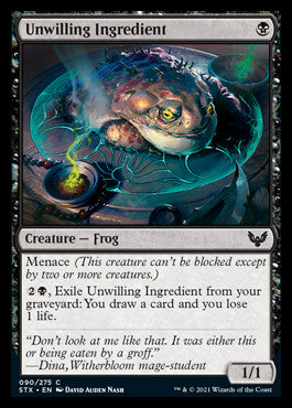 Unwilling Ingredient (90) [Strixhaven: School of Mages]