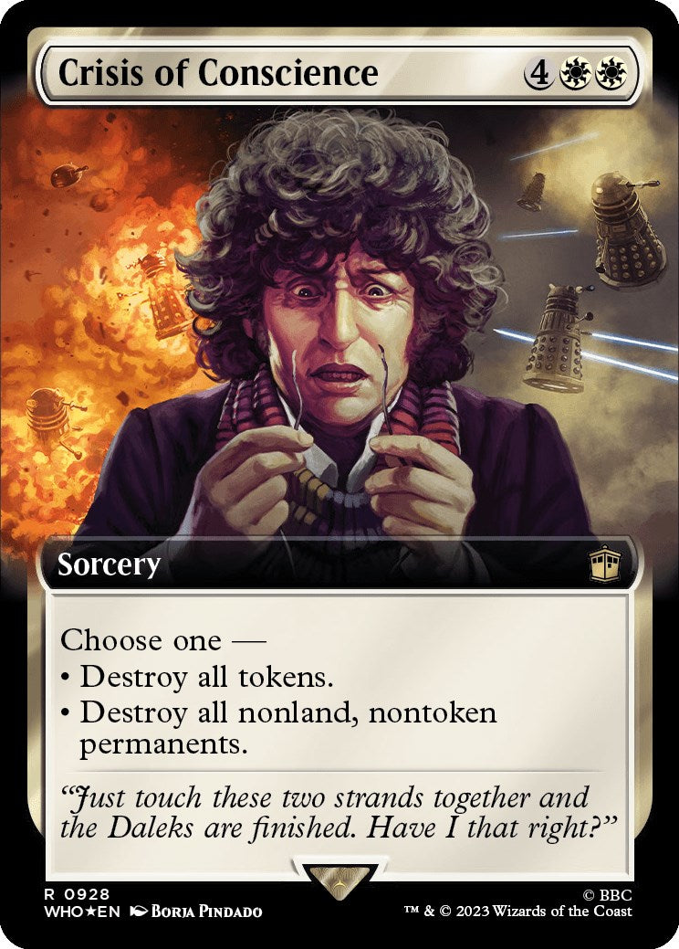Crisis of Conscience (Extended Art) (Surge Foil) (928) [Universes Beyond: Doctor Who]