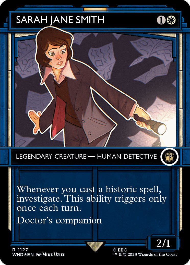 Sarah Jane Smith (Showcase) (Surge Foil) (1127) [Universes Beyond: Doctor Who]