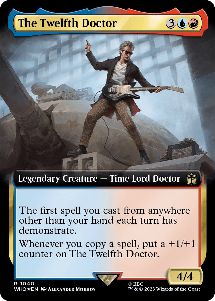 The Twelfth Doctor (Extended Art) (Surge Foil) (1040) [Universes Beyond: Doctor Who]