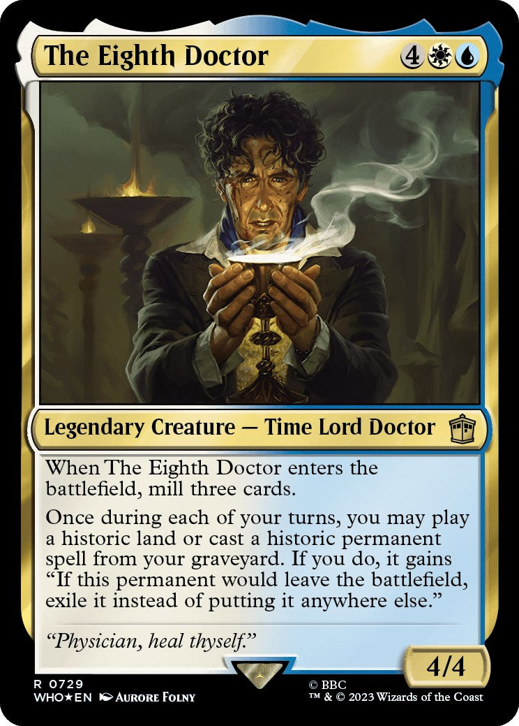 The Eighth Doctor (Surge Foil) (729) [Universes Beyond: Doctor Who]