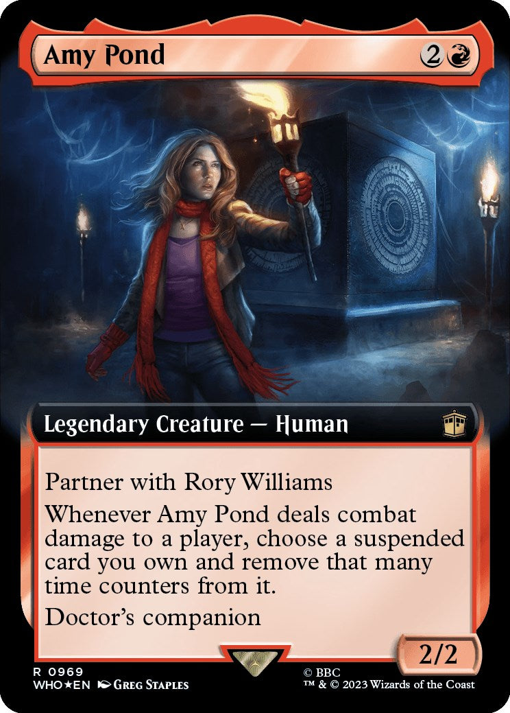 Amy Pond (Extended Art) (Surge Foil) (969) [Universes Beyond: Doctor Who]