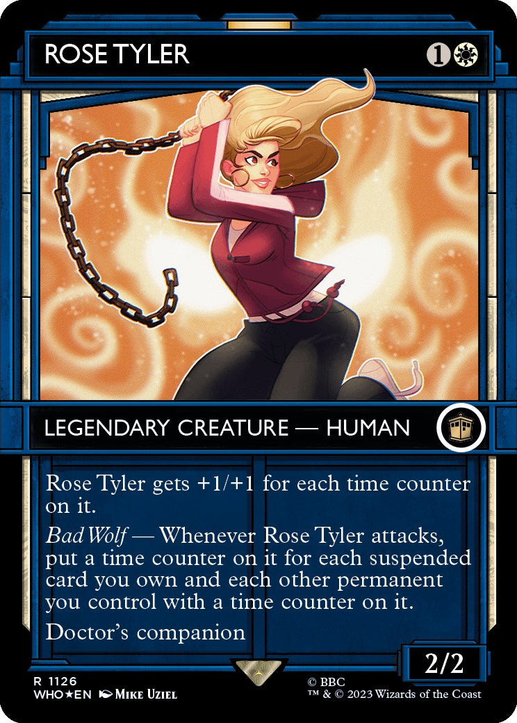 Rose Tyler (Showcase) (Surge Foil) (1126) [Universes Beyond: Doctor Who]