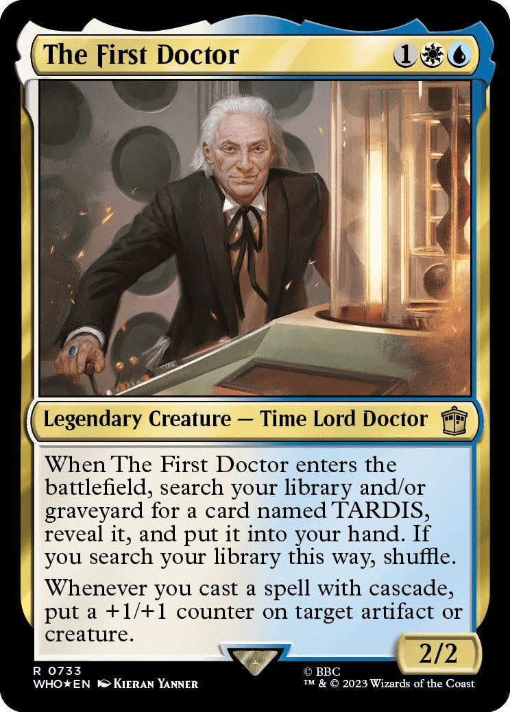 The First Doctor (Surge Foil) (733) [Universes Beyond: Doctor Who]