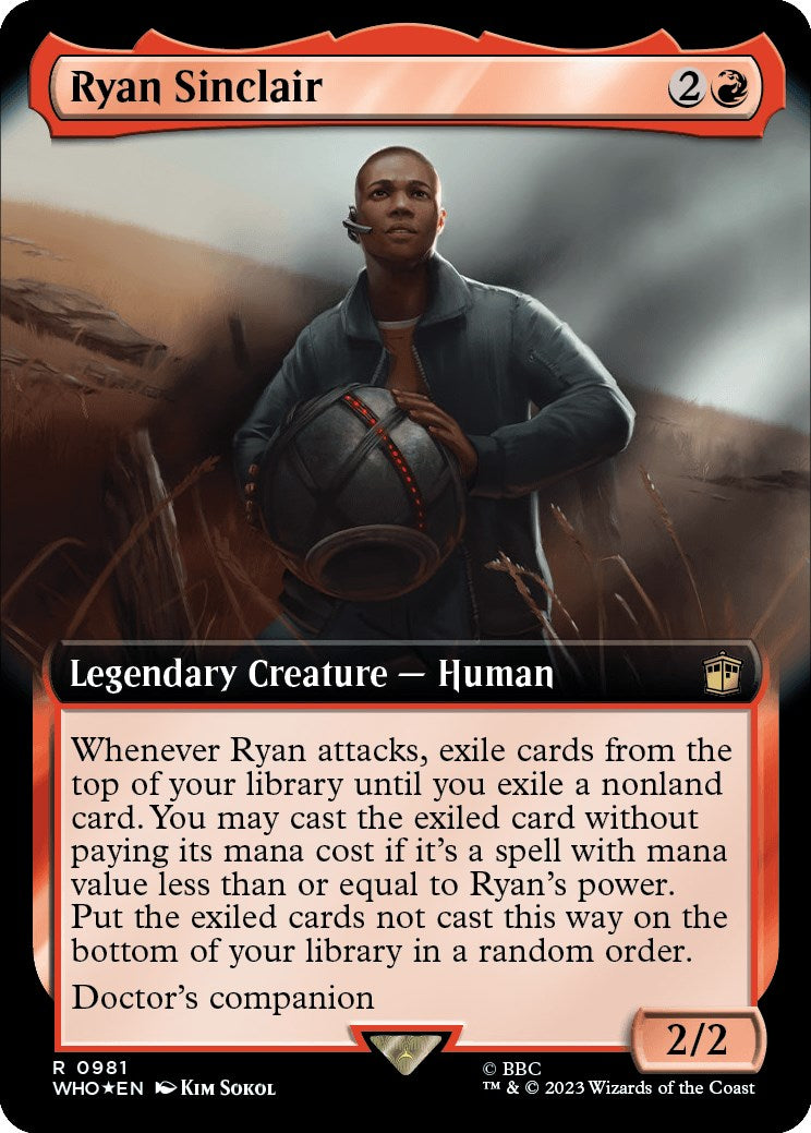 Ryan Sinclair (Extended Art) (Surge Foil) (981) [Universes Beyond: Doctor Who]
