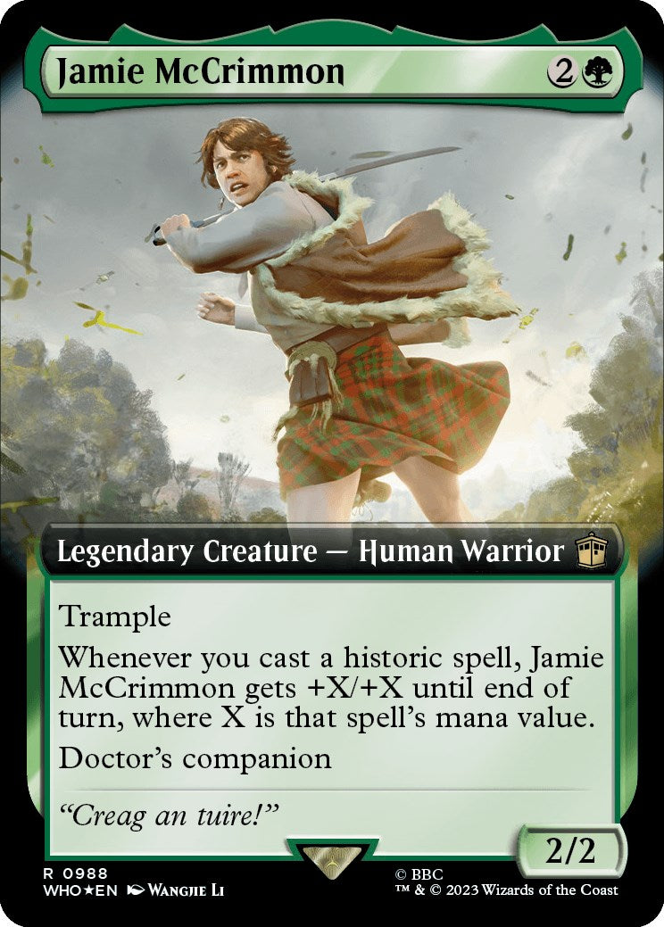 Jamie McCrimmon (Extended Art) (Surge Foil) (988) [Universes Beyond: Doctor Who]