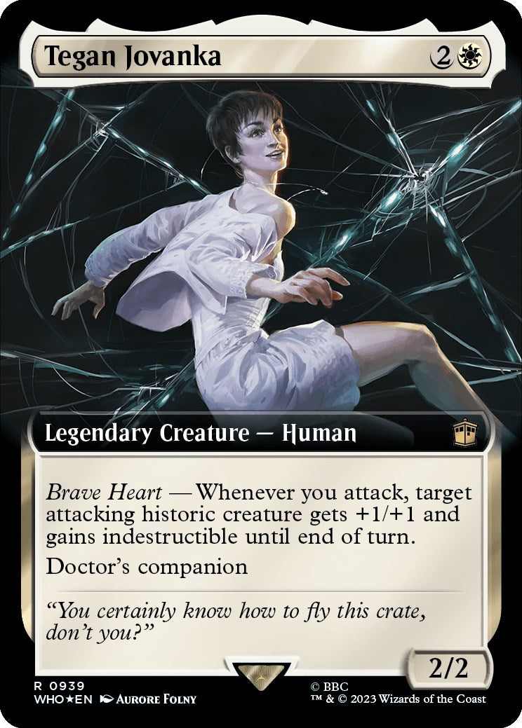 Tegan Jovanka (Extended Art) (Surge Foil) (939) [Universes Beyond: Doctor Who]