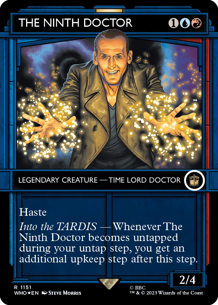 The Ninth Doctor (Showcase) (Surge Foil) (1151) [Universes Beyond: Doctor Who]
