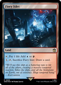 Fiery Islet (Surge Foil) [Doctor Who]
