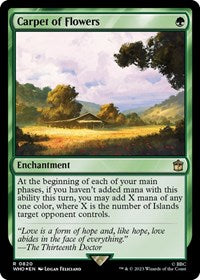 Carpet of Flowers (Surge Foil) [Doctor Who]