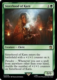 Sisterhood of Karn (Surge Foil) [Doctor Who]