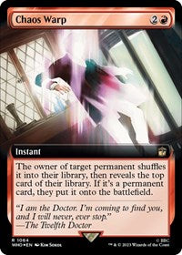 Chaos Warp (Extended Art) (Surge Foil) [Doctor Who]