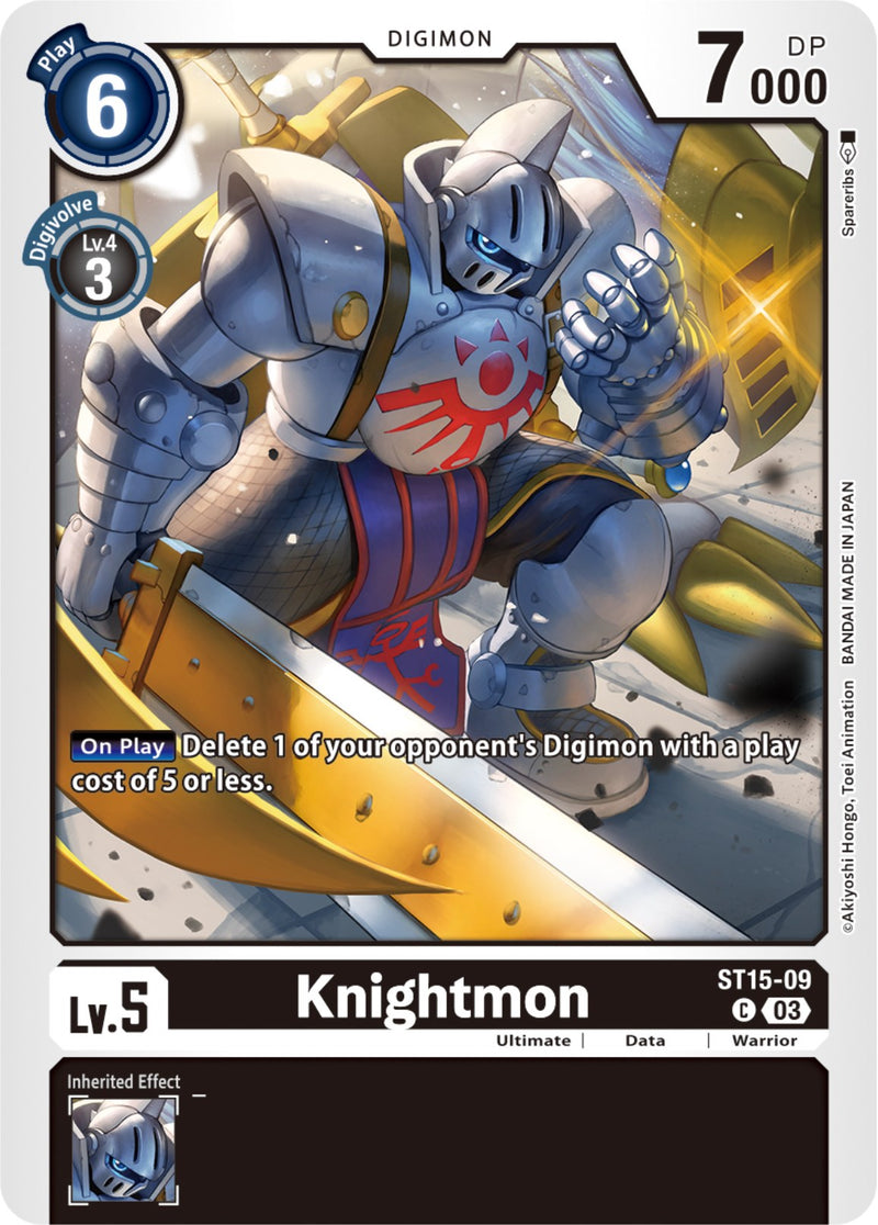 Knightmon (ST15-09 C) [Starter Deck 15: Dragon of Courage]