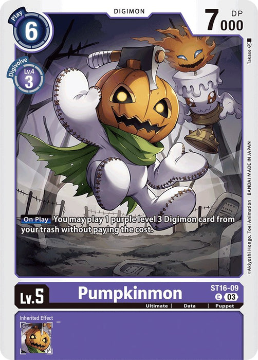 Pumpkinmon [ST16-09] [Starter Deck: Wolf of Friendship]