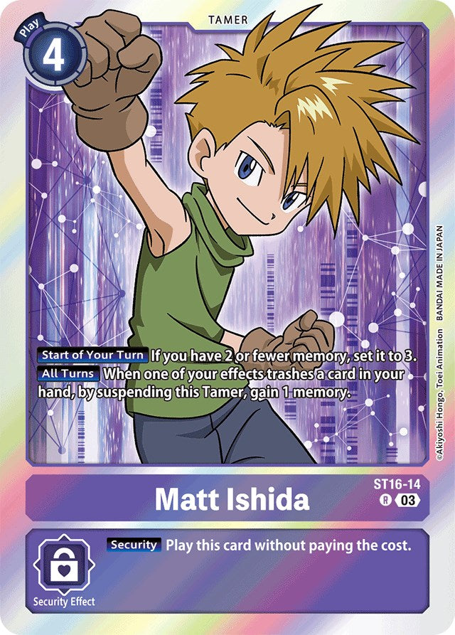 Matt Ishida (ST16-14 R) [Starter Deck 16: Wolf of Friendship]
