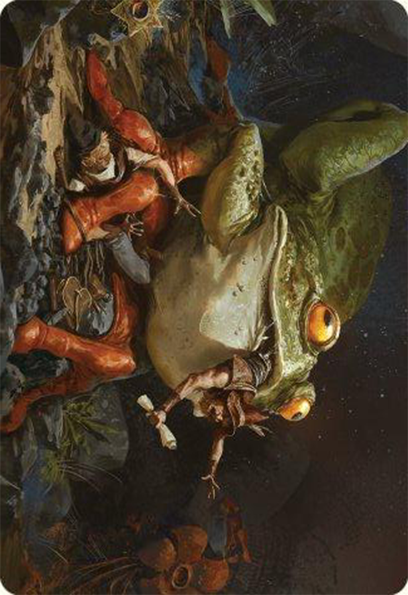 Rampant Frogantua Art Card (32) [Art Series: Modern Horizons 3]