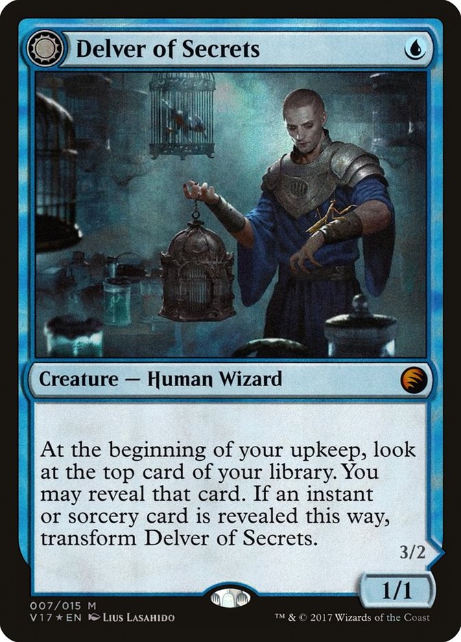 Delver of Secrets (7) [From the Vault: Transform]