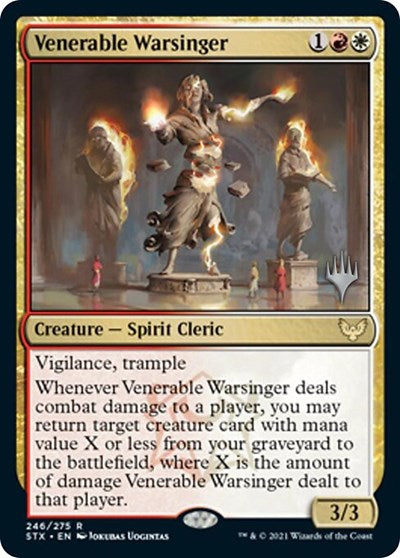 Venerable Warsinger (246) [Promo Pack: Strixhaven]
