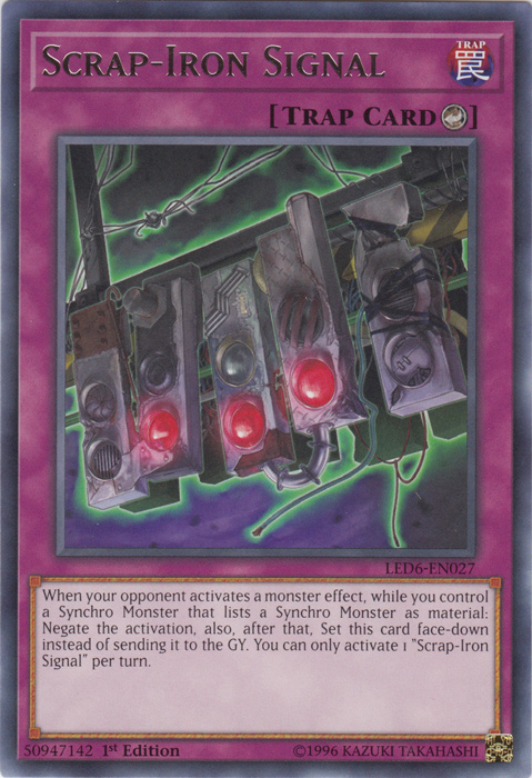 Scrap-Iron Signal (LED6-EN027) [Legendary Duelists: Magical Hero]