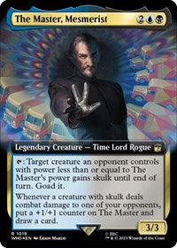 The Master, Mesmerist (Extended Art) (Surge Foil) [Doctor Who]