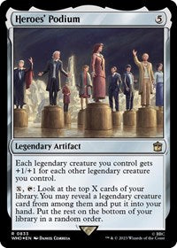 Heroes' Podium (Surge Foil) [Doctor Who]