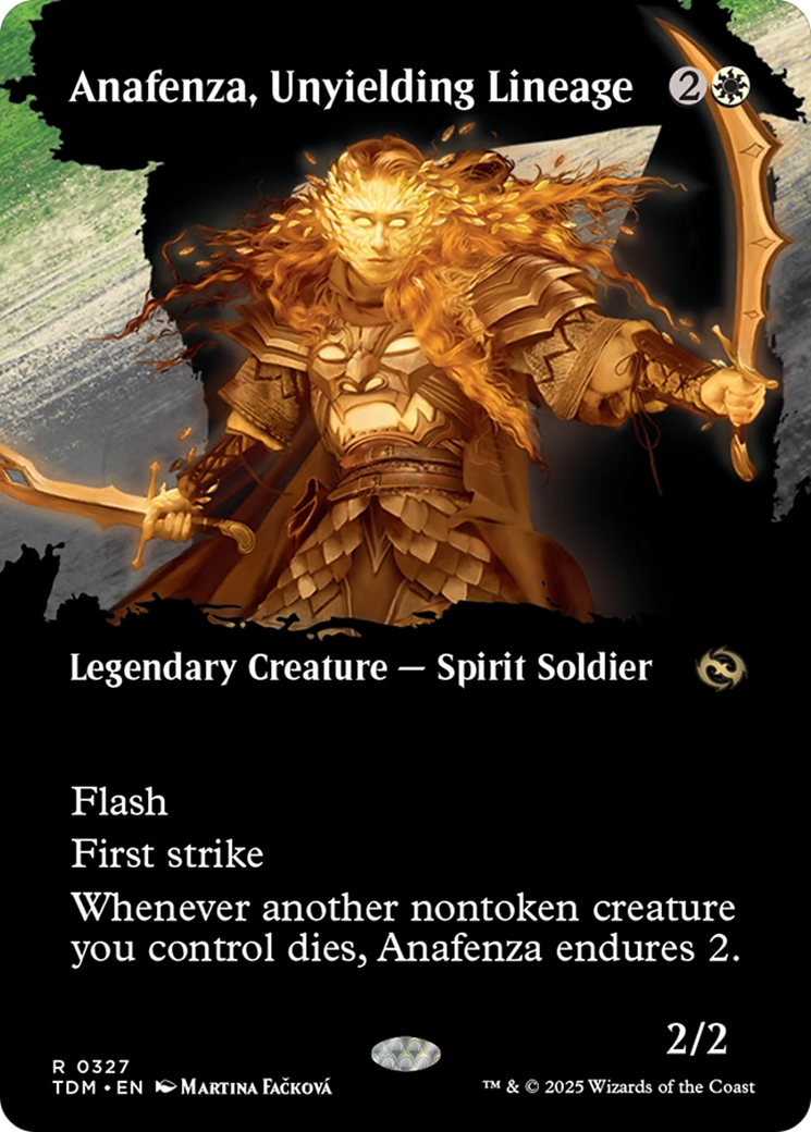 Anafenza, Unyielding Lineage (Borderless) (327) [Tarkir: Dragonstorm]