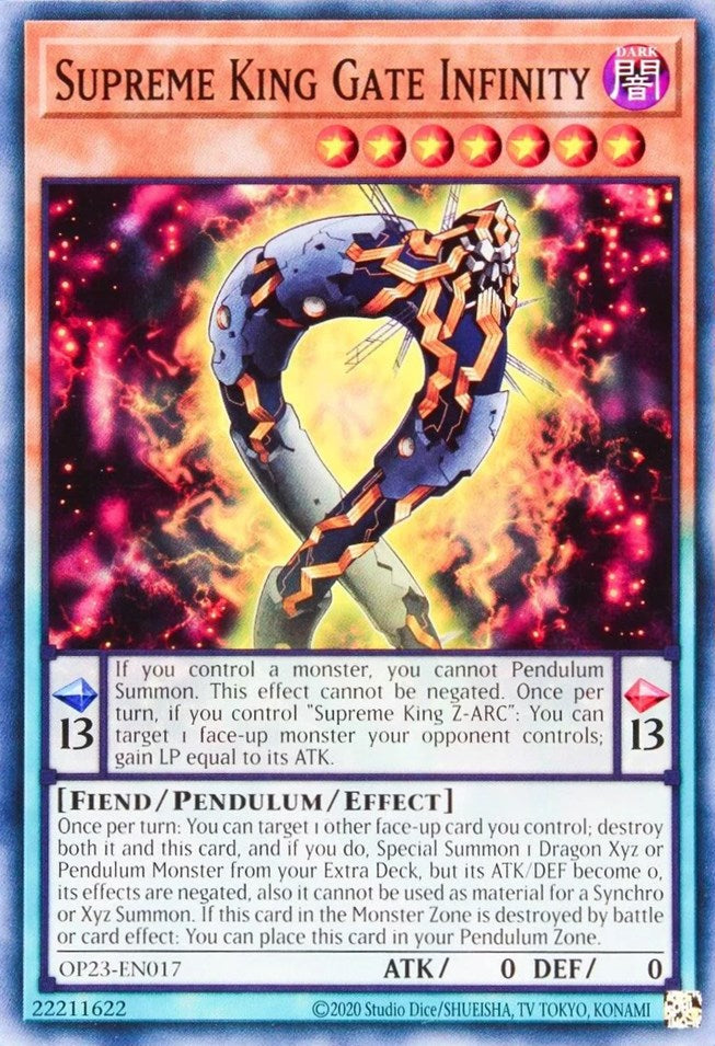 Supreme King Gate Infinity (OP23-EN017) [OTS Tournament Pack 23]