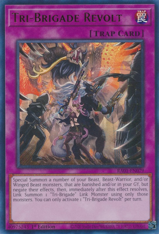 Tri-Brigade Revolt (UR) (RA01-EN079) [25th Anniversary Rarity Collection]