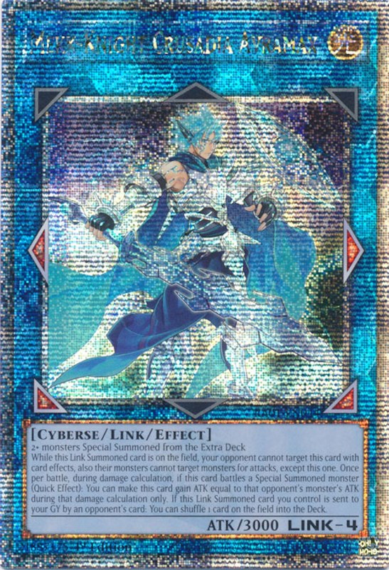 Mekk-Knight Crusadia Avramax (Quarter Century Secret Rare) (RA01-EN044) [25th Anniversary Rarity Collection]