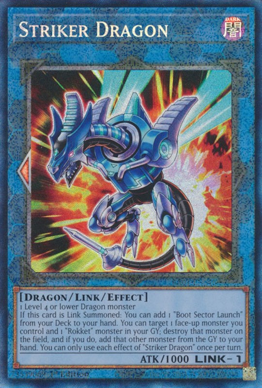 Striker Dragon (PCR) (RA01-EN046) [25th Anniversary Rarity Collection]