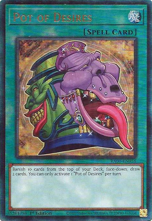 Pot of Desires (PUR) (RA01-EN056) [25th Anniversary Rarity Collection]