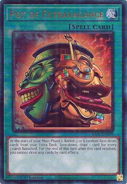 Pot of Extravagance (PUR) (RA01-EN059) [25th Anniversary Rarity Collection]