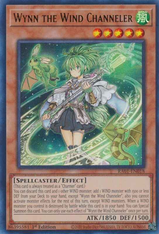 Wynn the Wind Channeler (UR) (RA01-EN018) [25th Anniversary Rarity Collection]