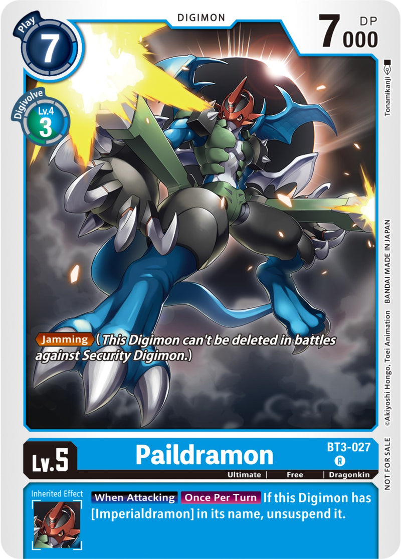 Paildramon (BT3-027) (NYCC 2023 Demo Deck) (BT3-027 R) [Digimon Demo Deck Exclusive Cards]