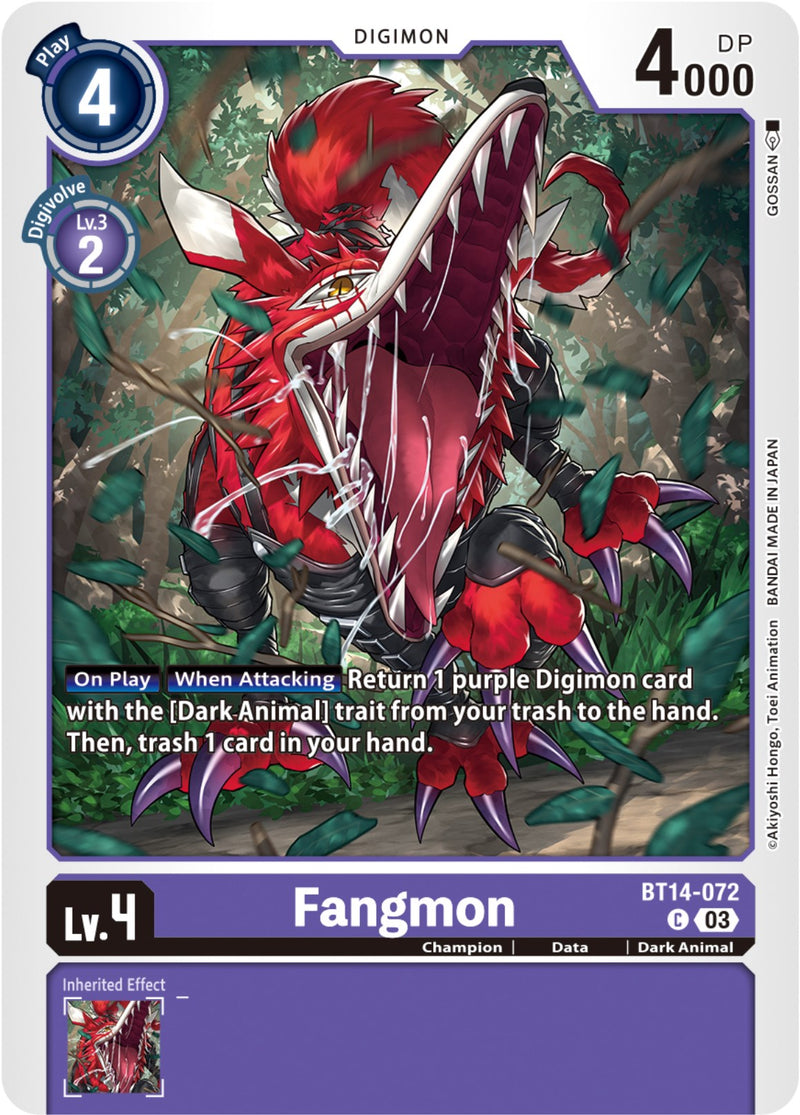 Fangmon (BT14-072 C) [Blast Ace]