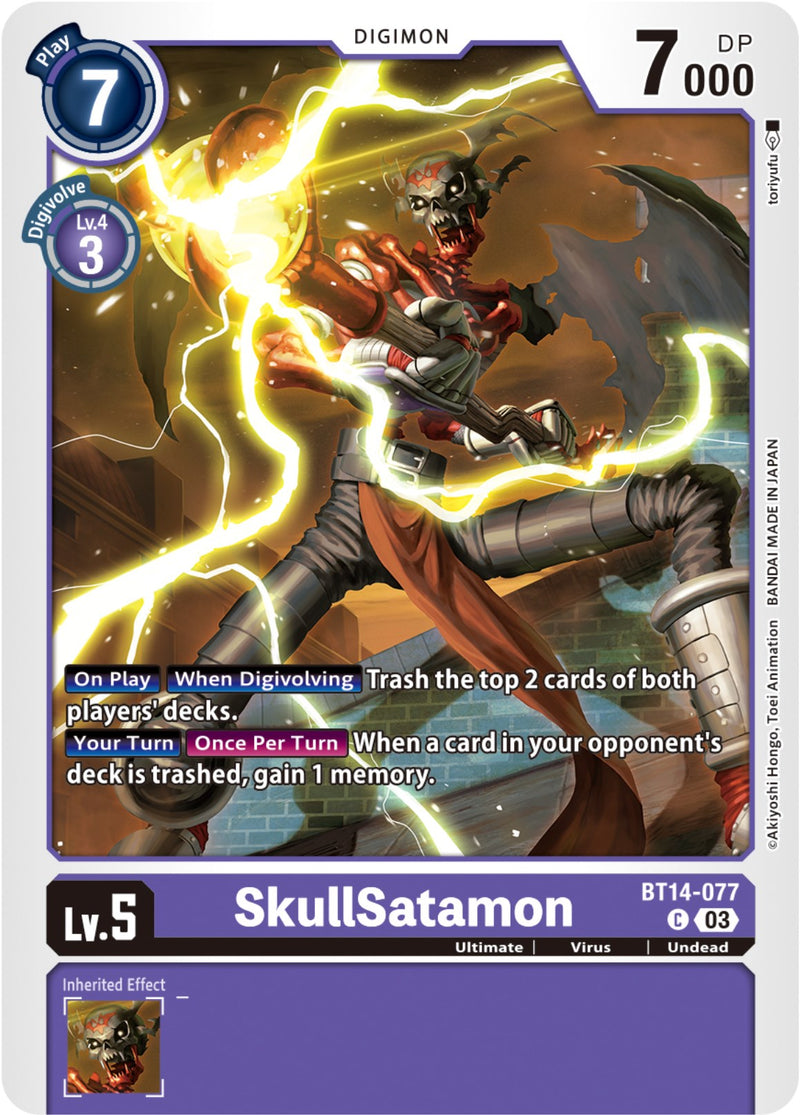 SkullSatamon (BT14-077 C) [Blast Ace]