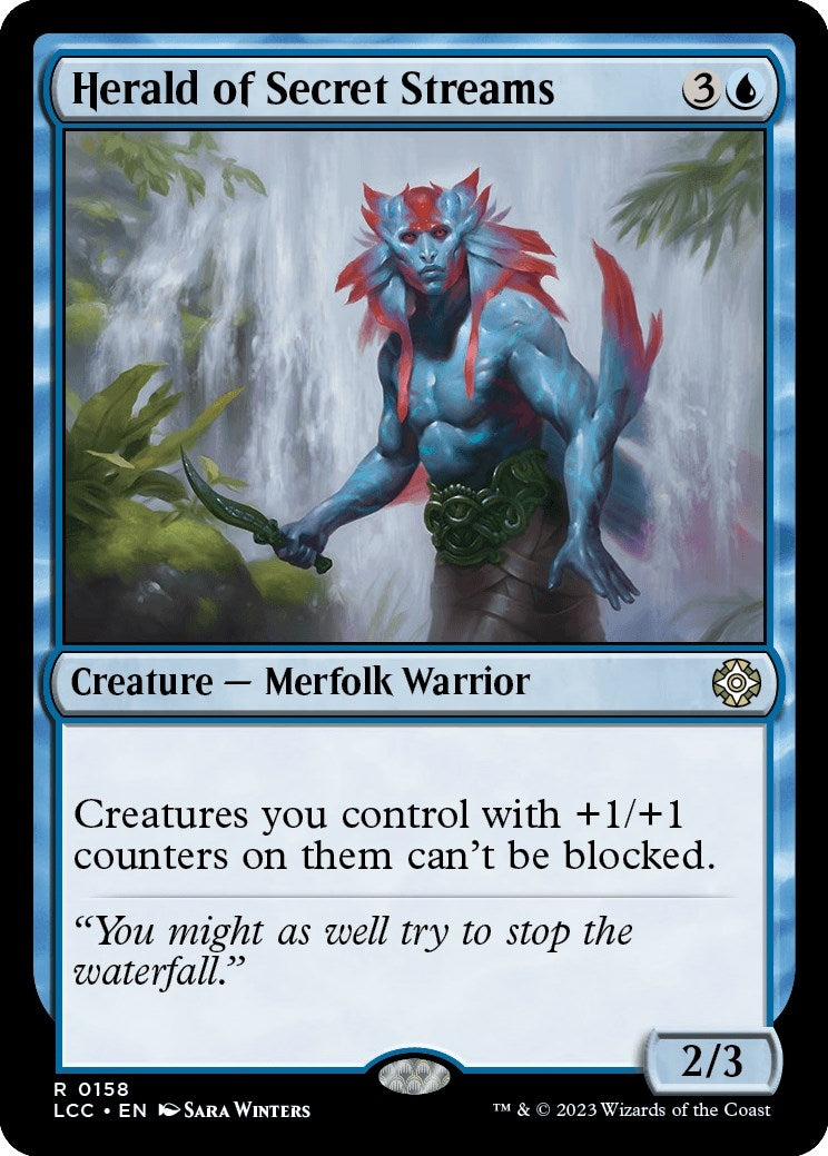 Herald of Secret Streams (158) [Commander: The Lost Caverns of Ixalan]