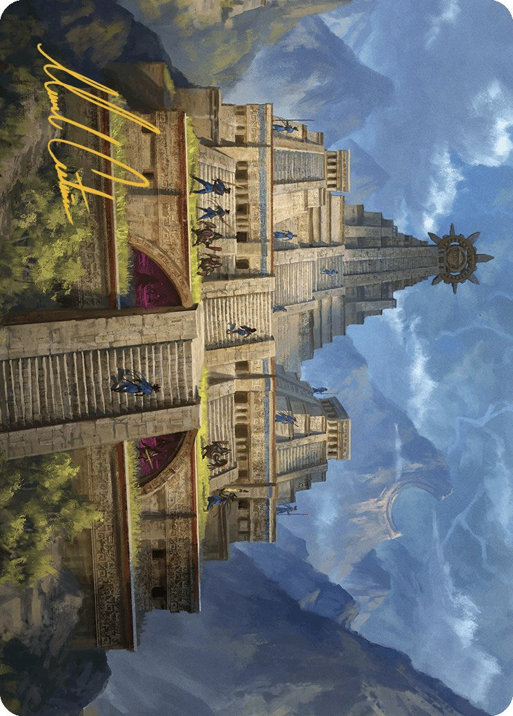 Barracks of the Thousand Art Card (Gold-Stamped Signature) (6) [Art Series: The Lost Caverns of Ixalan]